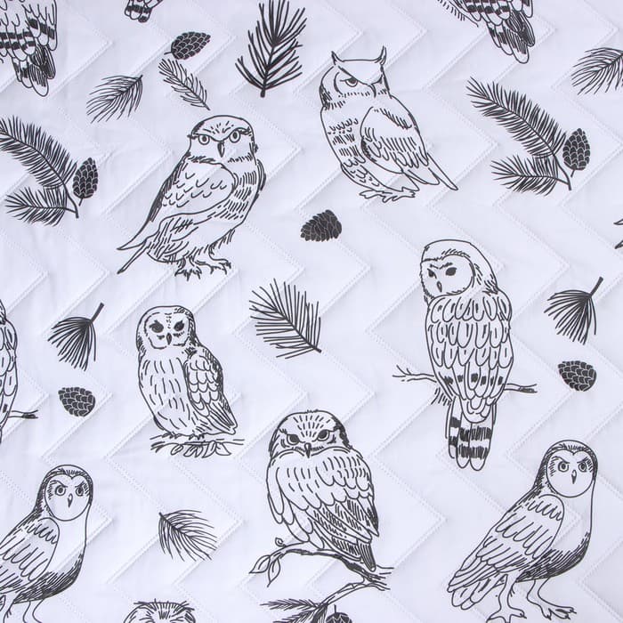 Покрывало евро LoveLife Owls, 200×210±5 см, микрофайбер