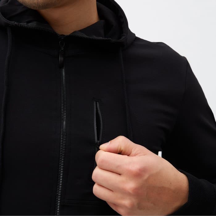 Толстовка мужская, чёрные, размер 54 (2XL)