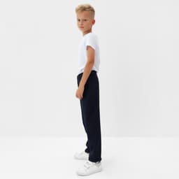 Брюки для мальчика MINAKU: School Collection, тёмно-синие, рост 140 см