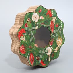 Коробка подарочная «Венок», 21×22×5 см