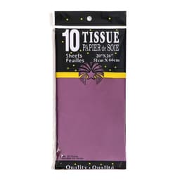 Бумага упаковочная тишью, баклажановый, 50×66 см