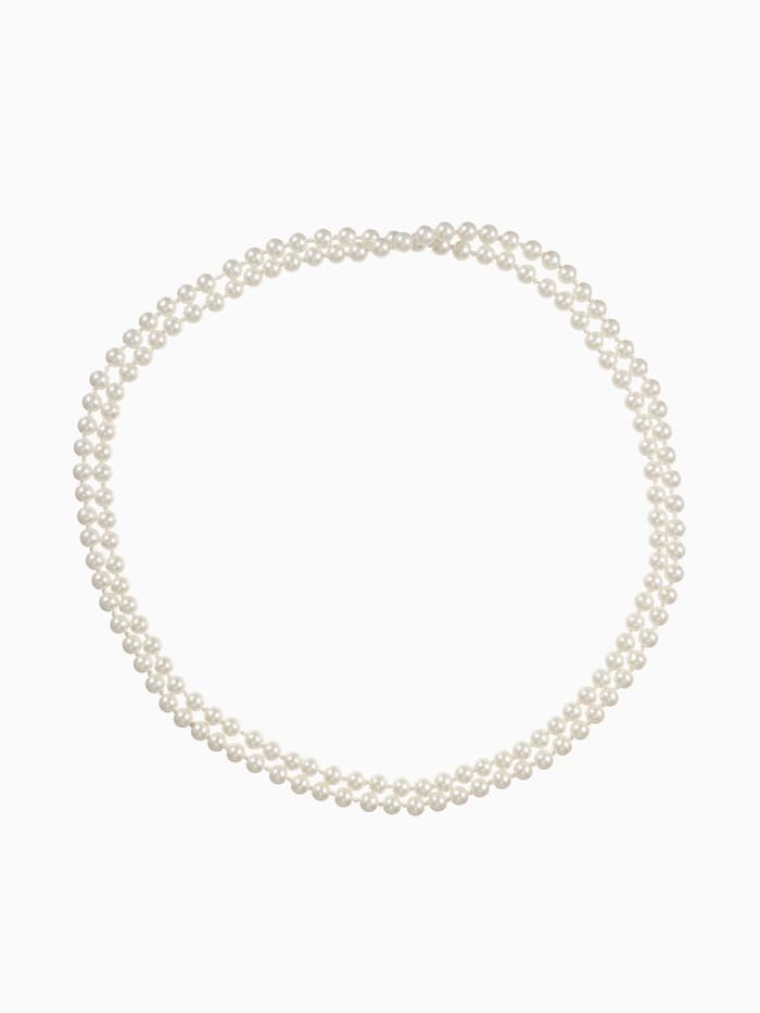 Бусы «Классика», шар №8, цвет молочный, L=125 см