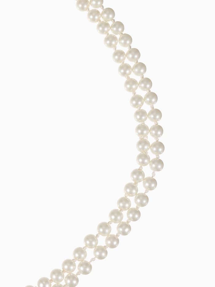 Бусы «Классика», шар №8, цвет молочный, L=125 см