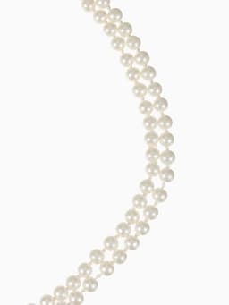 Бусы «Классика», шар №8, цвет молочный, L=125 см