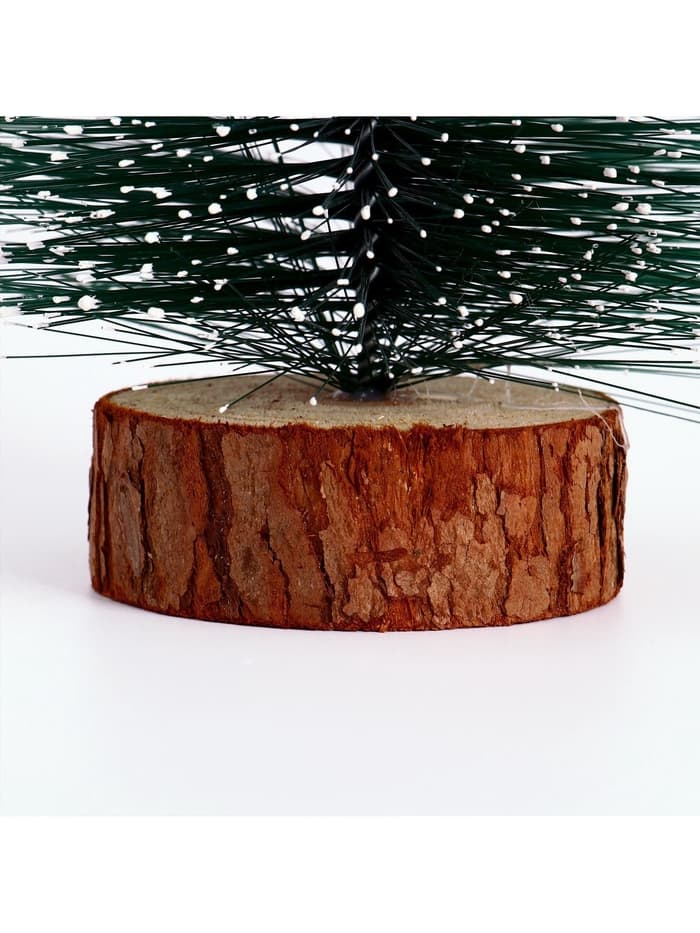 Декор новогодний «Ёлочка зелёная в снегу», высота 40 см