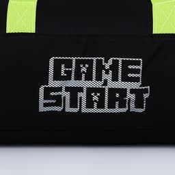 Сумка спортивная Game start, 40×24×21, на молнии, длинный ремень, черная