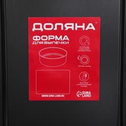Противень Доляна «Жаклин. Прямоугольник», 30×20×5 см, антипригарное покрытие, чёрный