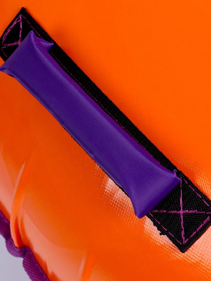 Тюбинг-ватрушка Winter Star, диаметр чехла 120 см, сиреневый, оранжевый