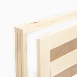 Дверь для бани и сауны «Зебра», коробка 180×70 см, деревянная, со стеклом