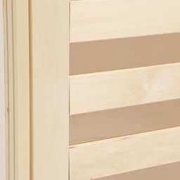 Дверь для бани и сауны «Зебра», коробка 180×70 см, деревянная, со стеклом