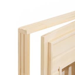 Дверь для бани и сауны «Плетёнка», коробка 180×70 см, деревянная