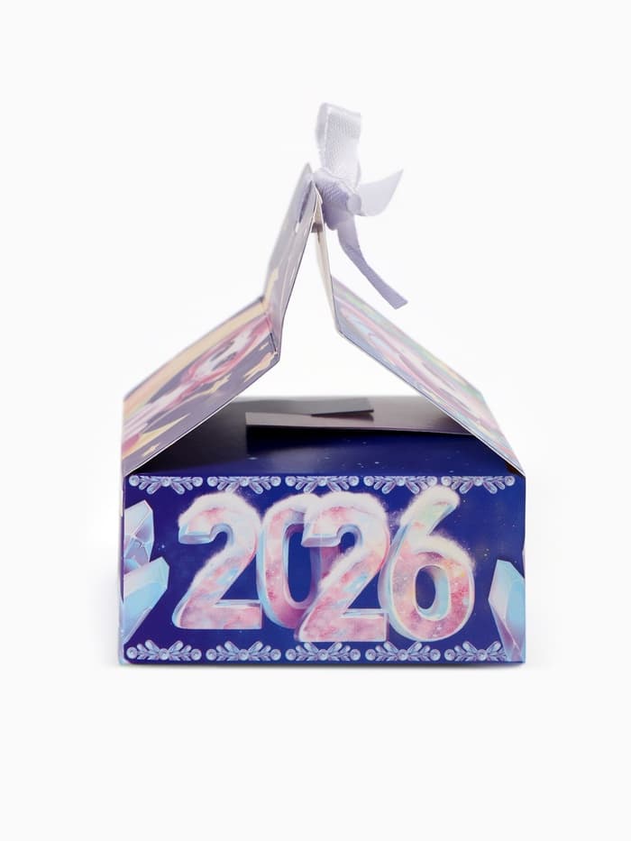 Подарочный набор новогодний «Волшебства», печенье с предсказанием 1 шт., молочный шоколад 5 г, послание с пожеланием