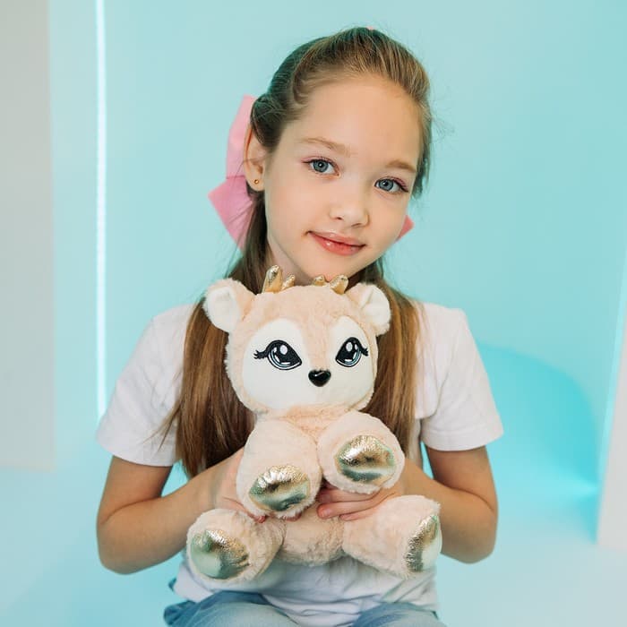 Мягкая игрушка Milo toys «Олень», 20×17 см