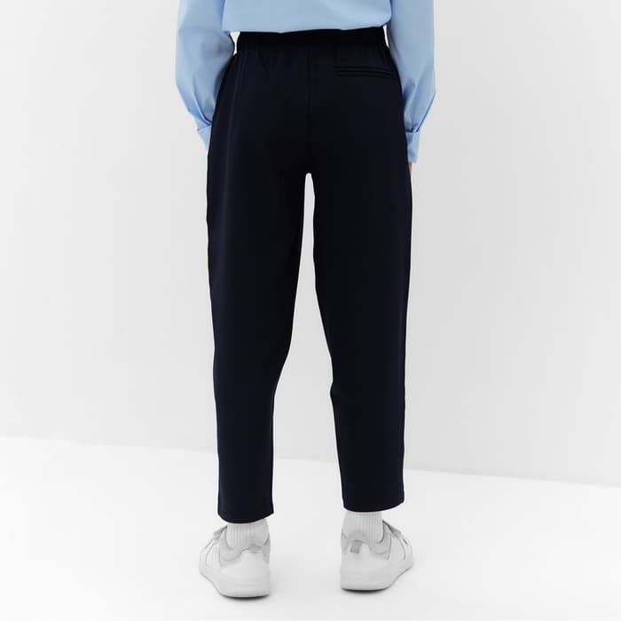 Брюки для мальчика MINAKU: School Collection, тёмно-синие, рост 128 см