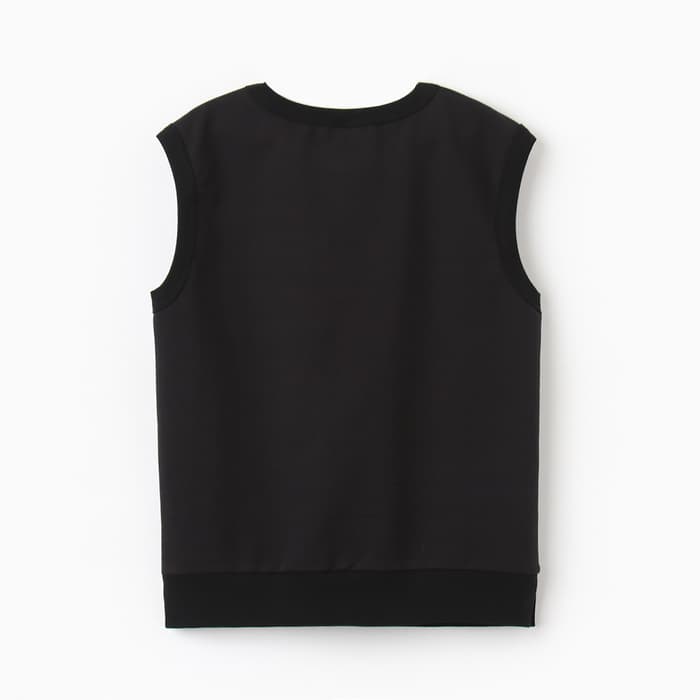 Жилетка для мальчика MINAKU: School Collection, чёрная, рост 122 см