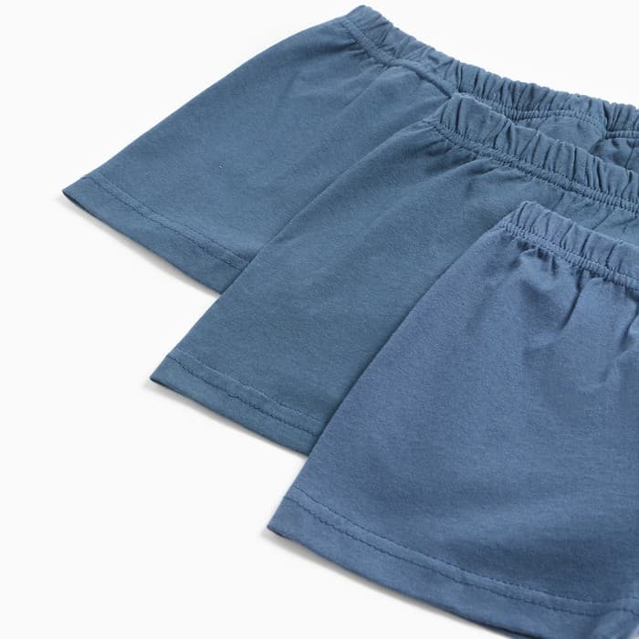 Трусы для мальчика Collorista, комплект 3 шт., синий, размер 38 (146-152 см)