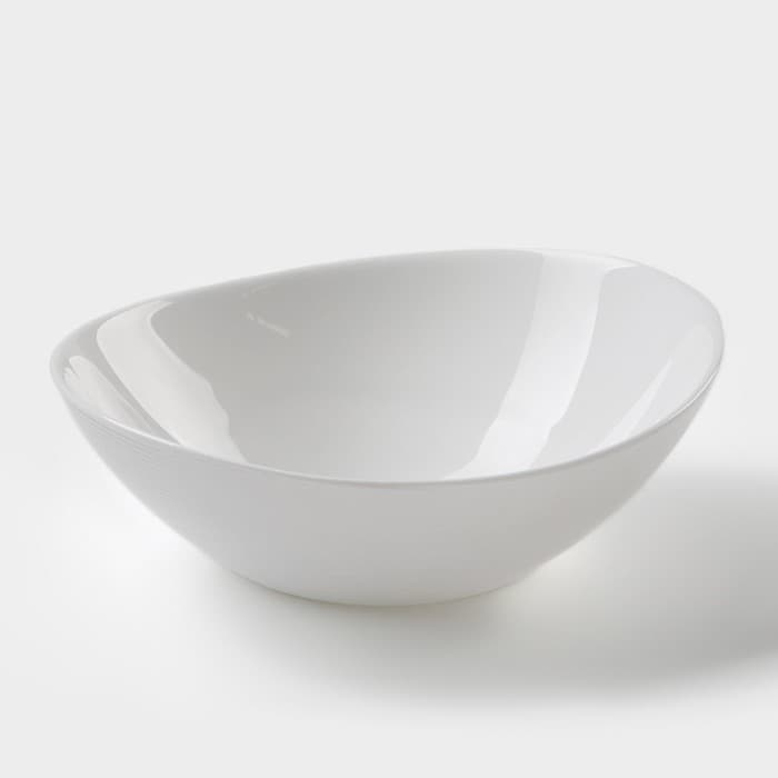 Салатник Avvir «Гайана», 350 мл, 15×14.5×5 см, стеклокерамика, белый