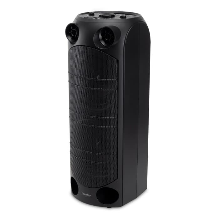 Аудиосистема Digma D-MC1720, 80 Вт, USB, BT, AUX, FM, microSD, чёрная