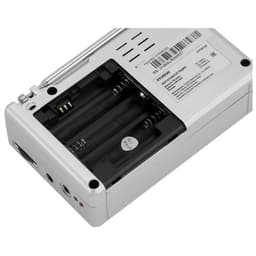 Радиоприёмник портативный Hyundai H-PSR160, USB, microSD, серебристый, аккумуляторный