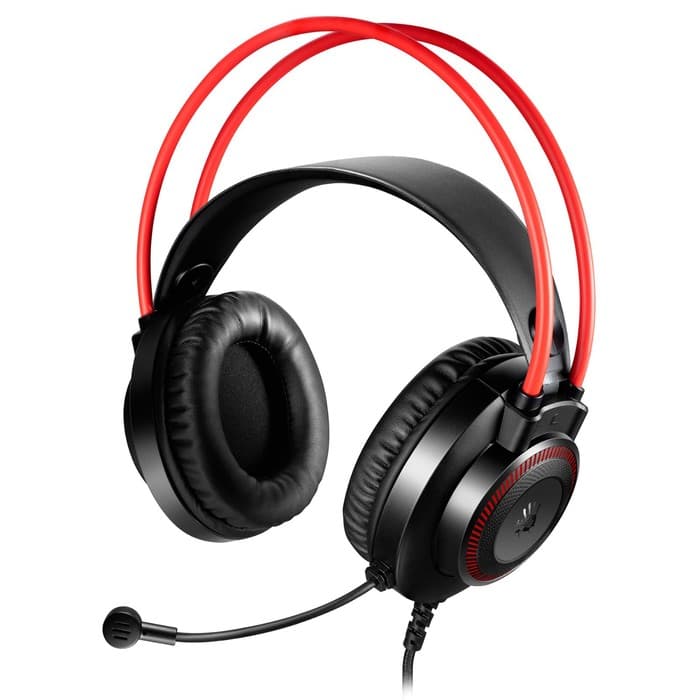 Гарнитура игровая A4Tech Bloody G200S, USB, с микрофоном, кабель 2 м, полноразмерная, чёрно-красная