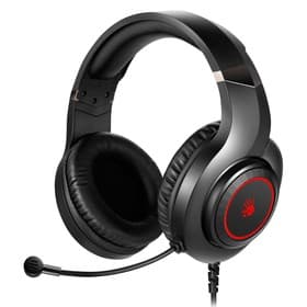 Гарнитура игровая A4Tech Bloody G220, AUX 3,5 мм, USB, с микрофоном, кабель 2 м, полноразмерная, чёрная