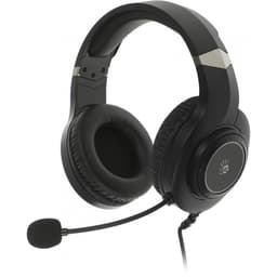 Гарнитура игровая A4Tech Bloody G220, AUX 3,5 мм, USB, с микрофоном, кабель 2 м, полноразмерная, чёрная