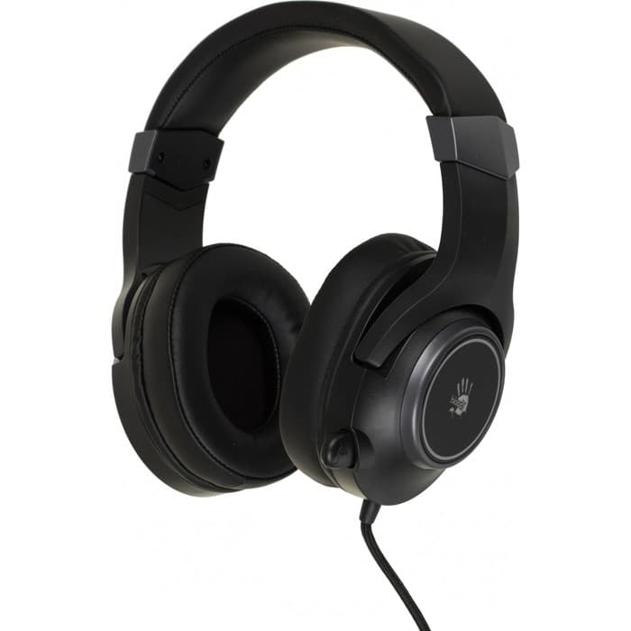 Наушники с микрофоном A4Tech Bloody G350, USB, мониторные, оголовье, провод 2 м, чёрные