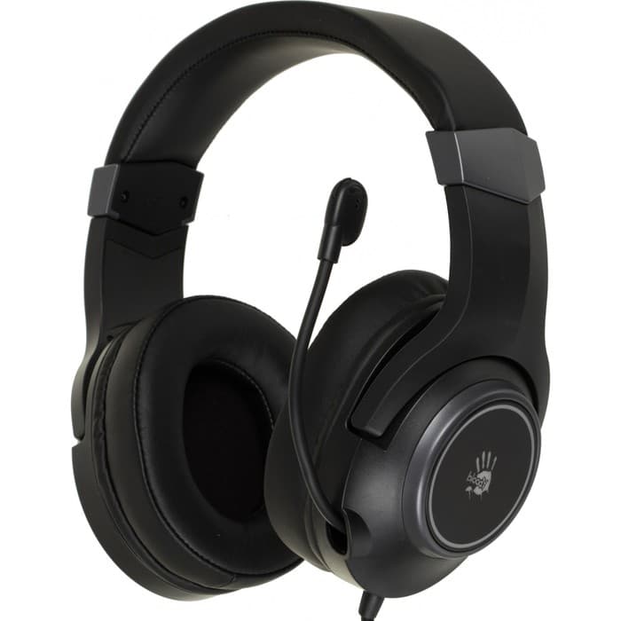 Наушники с микрофоном A4Tech Bloody G350, USB, мониторные, оголовье, провод 2 м, чёрные
