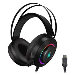 Наушники с микрофоном A4Tech Bloody G521, USB, мониторные, оголовье, провод 2.3 м, чёрные