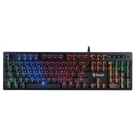 Клавиатура A4Tech Bloody B500N, USB, игровая, с подсветкой, серая