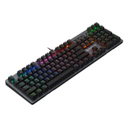 Клавиатура A4Tech Bloody B760, игровая, механическая, подсветка, проводная, 104 клавиши, USB, черная