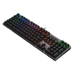 Клавиатура A4Tech Bloody B760, игровая, механическая, подсветка, проводная, 104 клавиши, USB, черная
