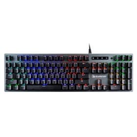 Клавиатура A4Tech Bloody B765, механическая, USB, серая, for gamer LED (B765 GREY/NEON (GREEN SW)