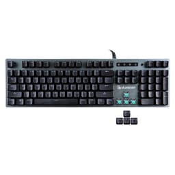 Клавиатура A4Tech Bloody B765, механическая, USB, серая, for gamer LED (B765 GREY/NEON (GREEN SW)