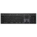 Клавиатура беспроводная A4Tech Fstyler FBX50C, Bluetooth, 2.4 ГГц, USB, slim, мультимедийная, серая