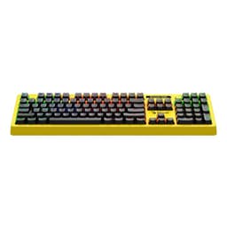 Клавиатура механическая A4Tech Bloody B810RC Punk, USB, игровая, LED-подсветка, жёлто-чёрная