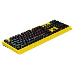 Клавиатура механическая A4Tech Bloody B810RC Punk, USB, игровая, LED-подсветка, жёлто-чёрная