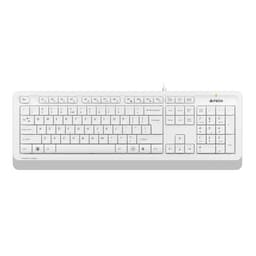 Клавиатура проводная A4Tech Fstyler FK10, USB, бело-серая