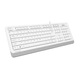 Клавиатура проводная A4Tech Fstyler FK10, USB, бело-серая