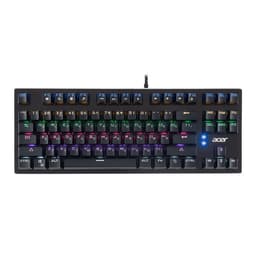 Клавиатура Acer OKW126, механическая, USB, для геймеров, LED, чёрная