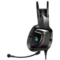 Наушники с микрофоном A4Tech Bloody G575P, мониторные, оголовье, кабель 2 м, 4PIN и USB, чёрные