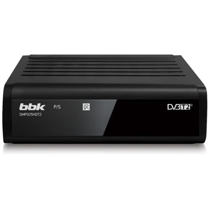 Ресивер DVB-T2 BBK SMP025HDT2, чёрный