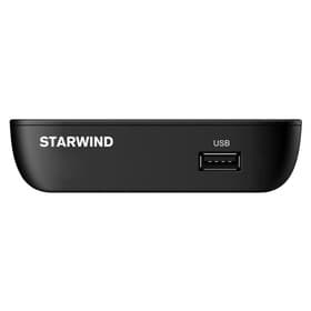 Ресивер DVB-T2 Starwind CT-160, чёрный