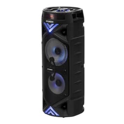 Аудиосистема Hyundai H-MC180, 80 Вт, USB, Bluetooth, AUX, FM, SD/MMC, чёрная