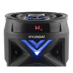 Аудиосистема Hyundai H-MC180, 80 Вт, USB, Bluetooth, AUX, FM, SD/MMC, чёрная
