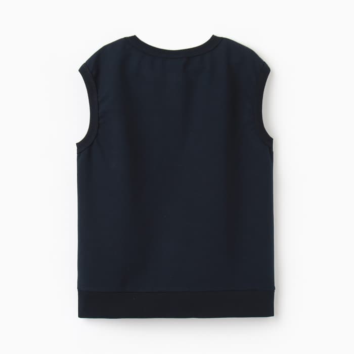 Жилетка для мальчика MINAKU: School Collection, тёмно-синяя, рост 158 см