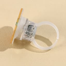 Кольцо детское с огоньком на Хэллоуин «Тыква», безразмерное