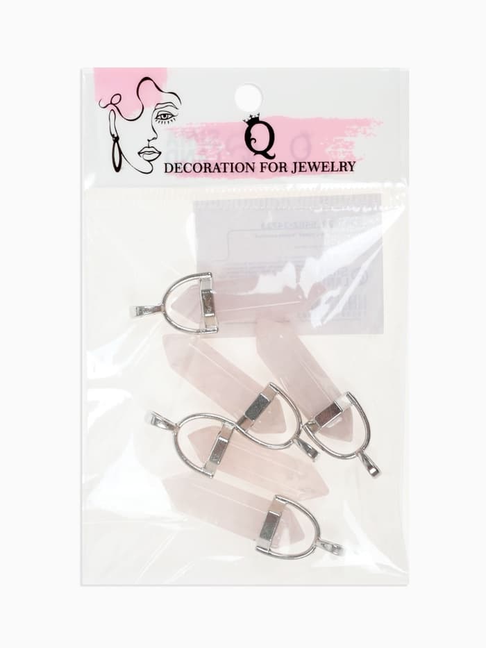 Подвеска маятник, сфера «Кварц розовый»