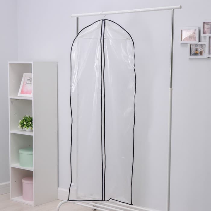 Чехол для одежды Доляна, 60×160 см, PEVA, прозрачный