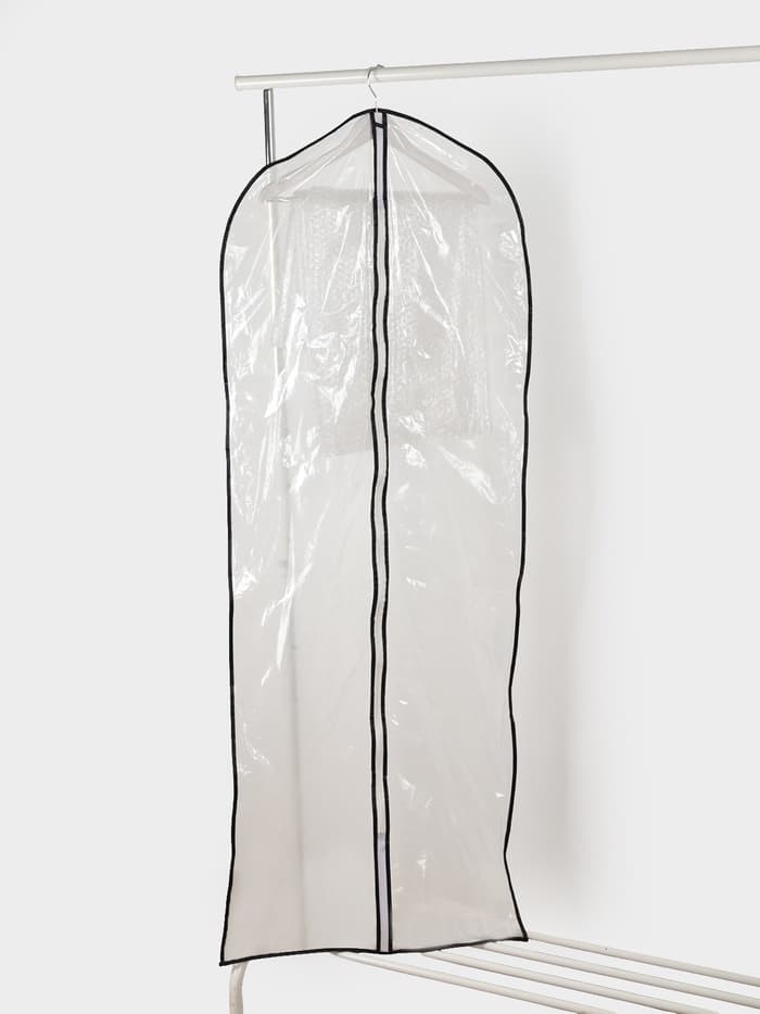 Чехол для одежды Доляна, 60×160 см, PEVA, прозрачный